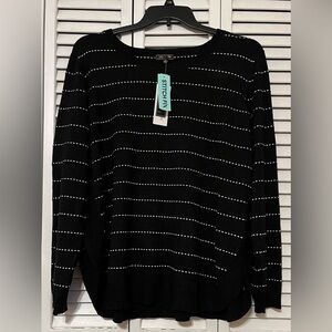 NWT Lety & Me Stitch Fix Exclusive Black Side Detail Sweater size 3X